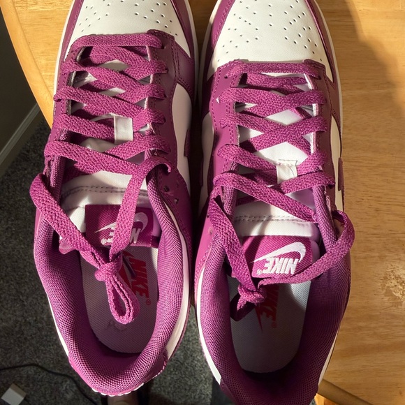 Men’s 8.5 Nike Dunk Low Next Nature Rush Fuchsia New No box - Picture 12 of 14